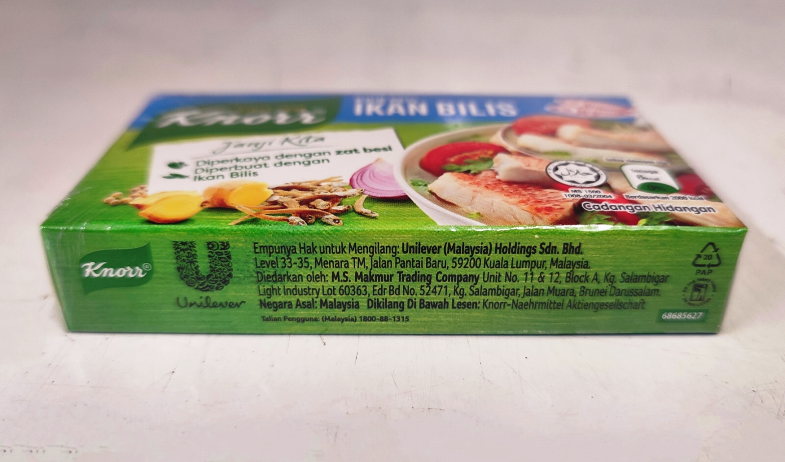 6 Cubes 60g KNORR Seasoning Real ANCHOVIES Stock No Preservative Added Free Ship