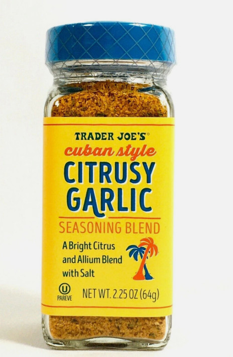 Trader Joe’s Cuban Style Citrusy Garlic Seasoning Blend 2.25 Ounce