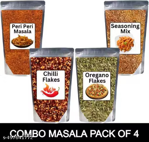 Masala Combo | Pizza Chilli Flakes 50gm | Piri Piri 50gm | Pizza Oregano 50gm |