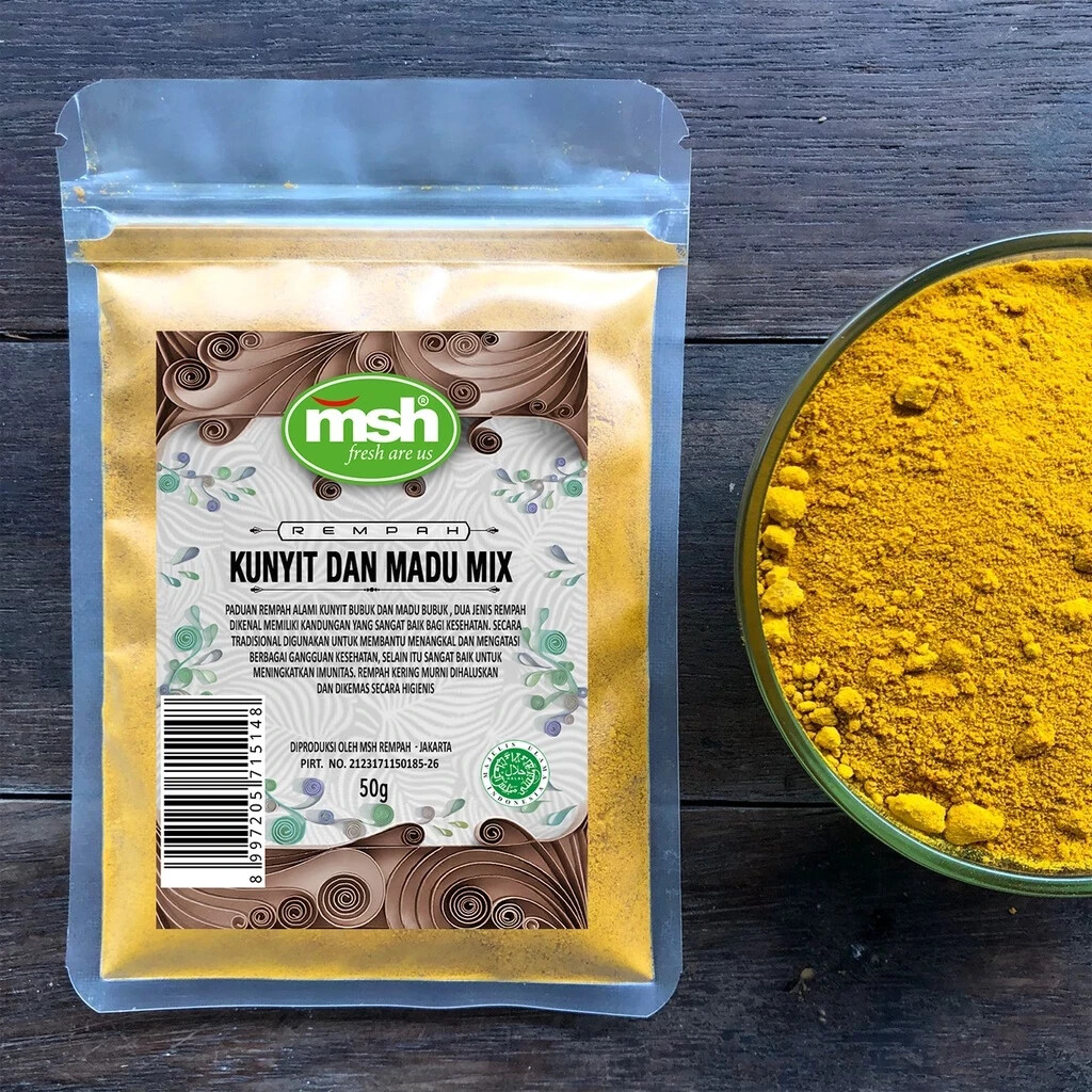 Turmeric And Honey Mix Natural Organic Herbs Spices Fresh Pure Hygienic Premium