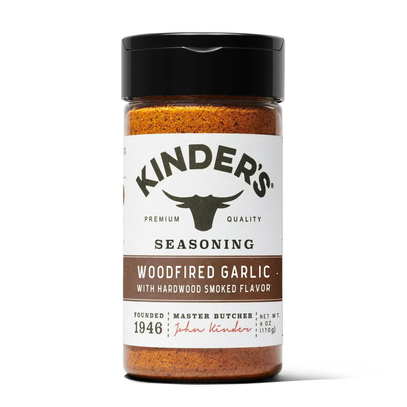 Kinder’s Woodfired Garlic Rub 6 oz 6 Ounce (Pack of 1)