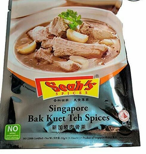 Seah’s Singapore Bak Kuet Teh / Bak Kut Teh Spices 32g 肉骨茶 USA Seller