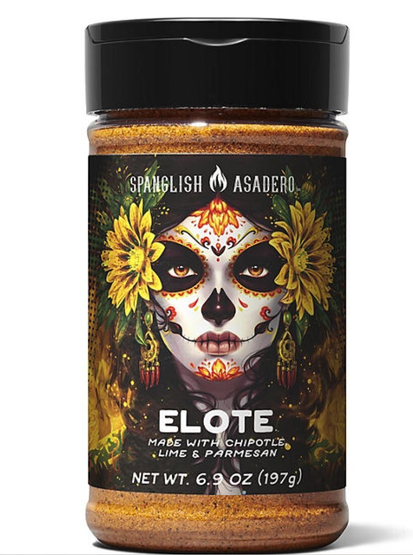 Spanglish Asadero ELOTE Seasoning 6.9oz Chipotle Lime Parmesan Street Corn Mex