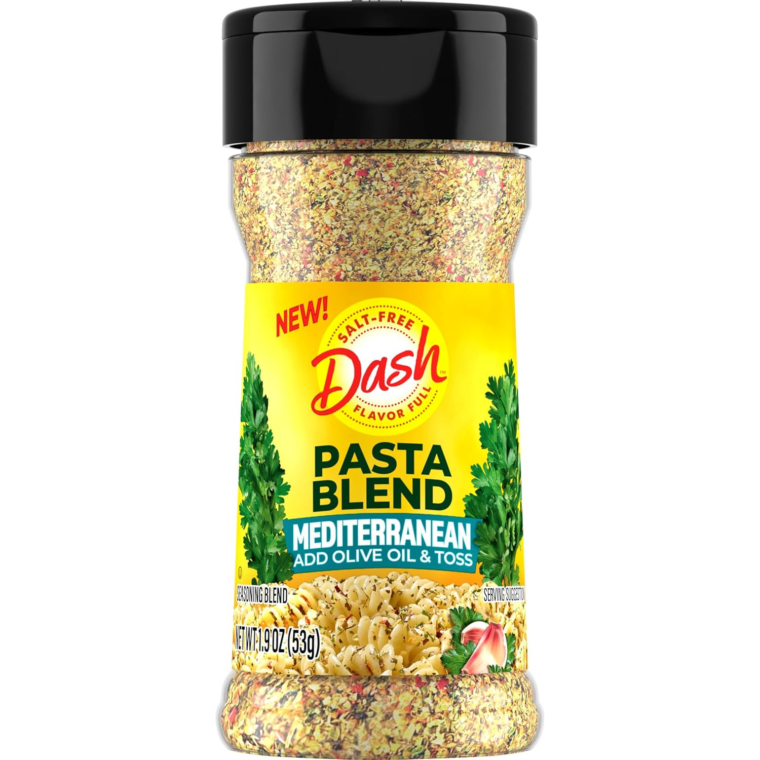 Dash Salt-Free Pasta Seasoning Blends, Spicy Italian, 1.6 Ounce (Pack of 8)