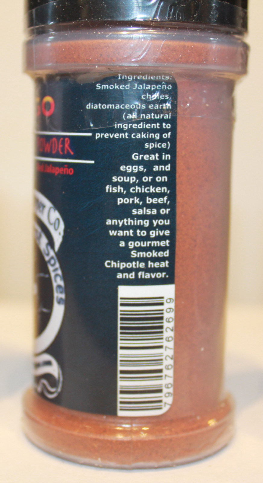 Chili Pepper Powder Gift Set Dried Hot Spice Chipotle Smoked Jalapeño 2 x 1.5 oz