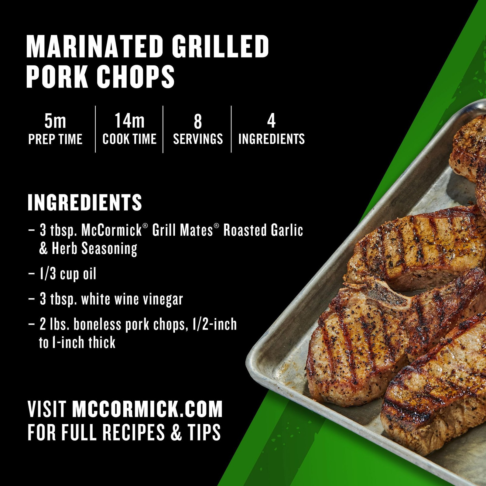 McCormick® Grill Mates® Roasted Garlic & Herb 5.64 Ounce (Pack of 1)