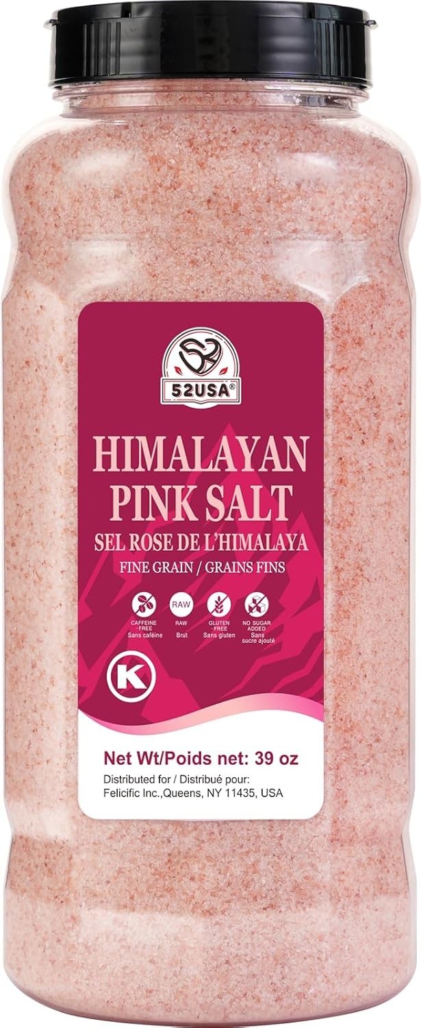 Himalayan Pink Salt Coarse Grain 39 oz 2.4 LB Pink Himalayan Sea Salt Kosher