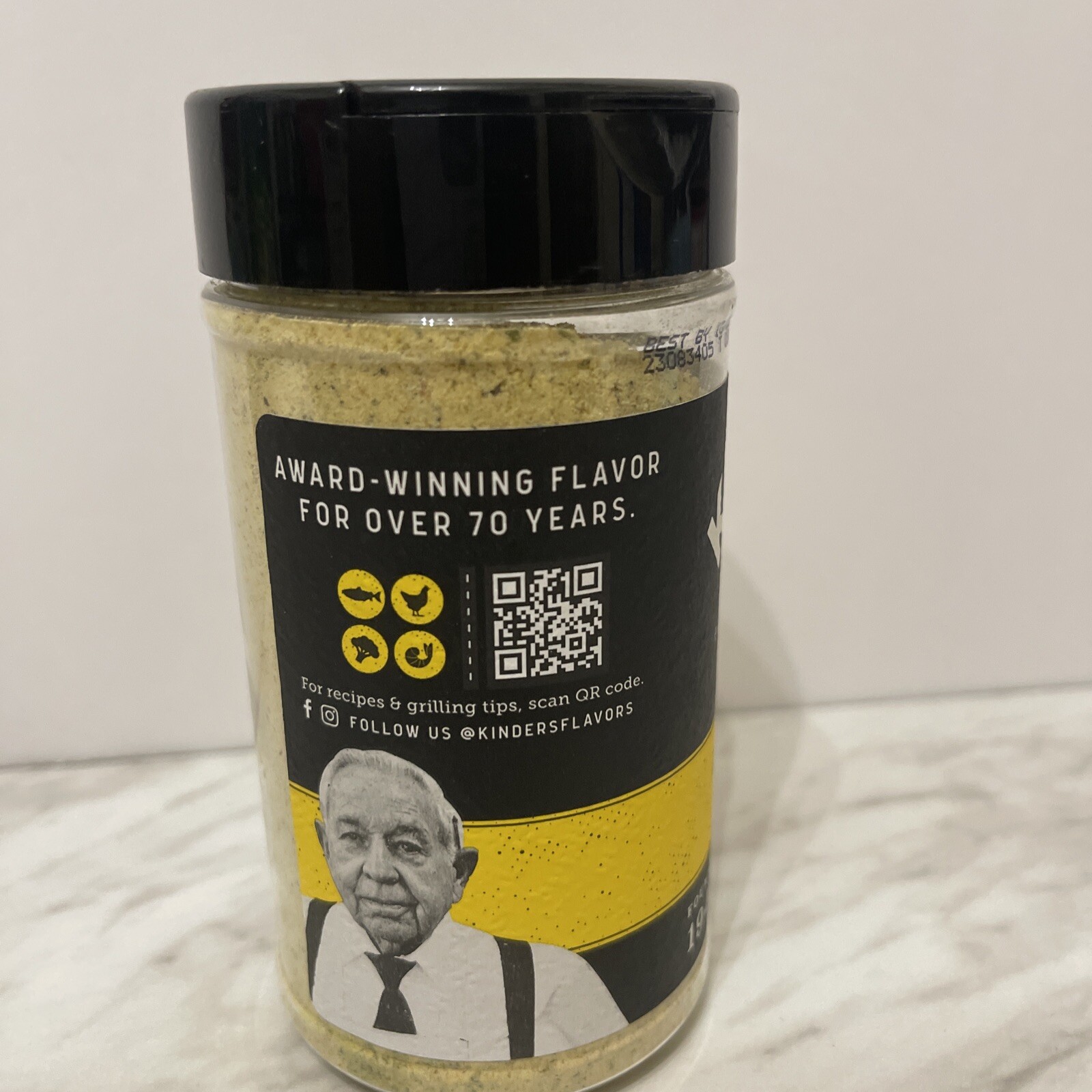 Kinder’s Lemon Butter Garlic Handcrafted Seasoning Premium Ingredients 5.6 Oz