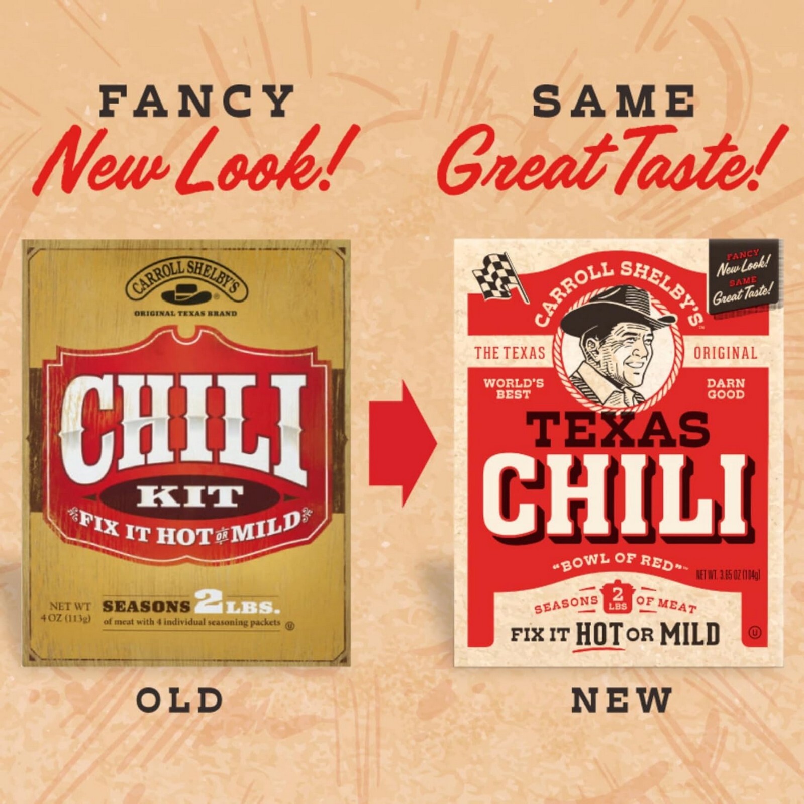 Carroll Shelby Chili Texas Kit 3.65 OZ (Pack of 4)