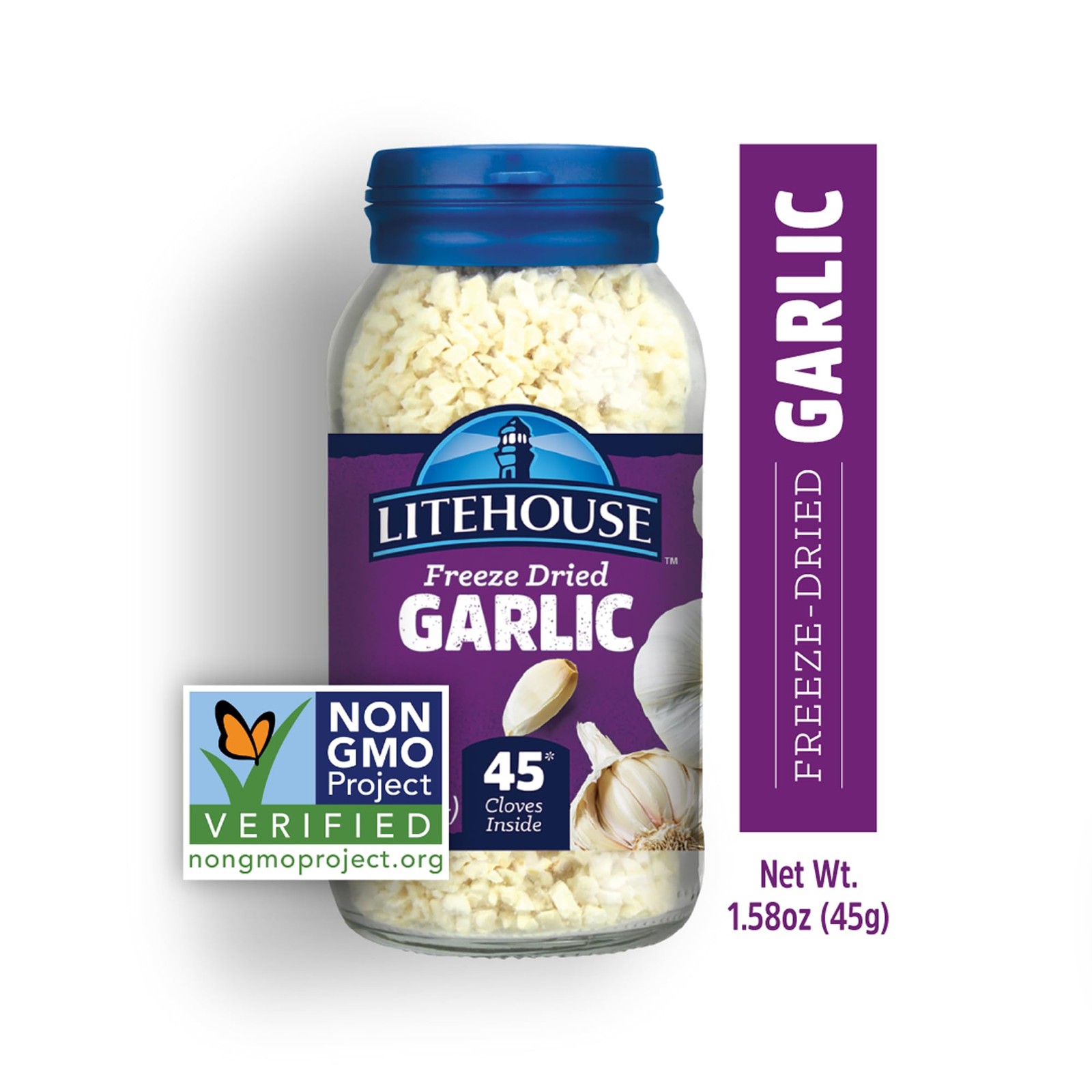 Freeze Dried Garlic – Garlic, Substitute for Fresh Garlic & Minced Garlic, Ja…