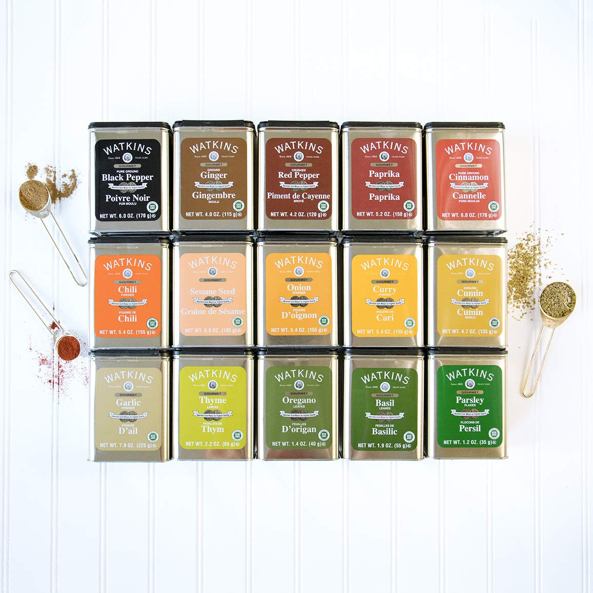 Gourmet Spice Tin, Pure Ground Black Pepper, 11.5 Oz. Tin, 1 Count