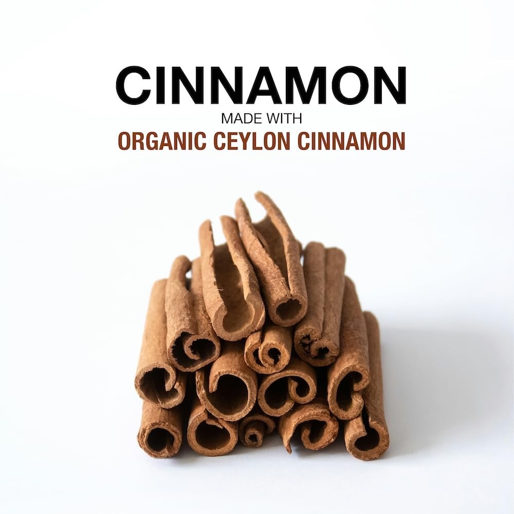 Organic Cinnamon (Ceylon Cinnamon) 1,200mg 90 Count (Pack of 1)