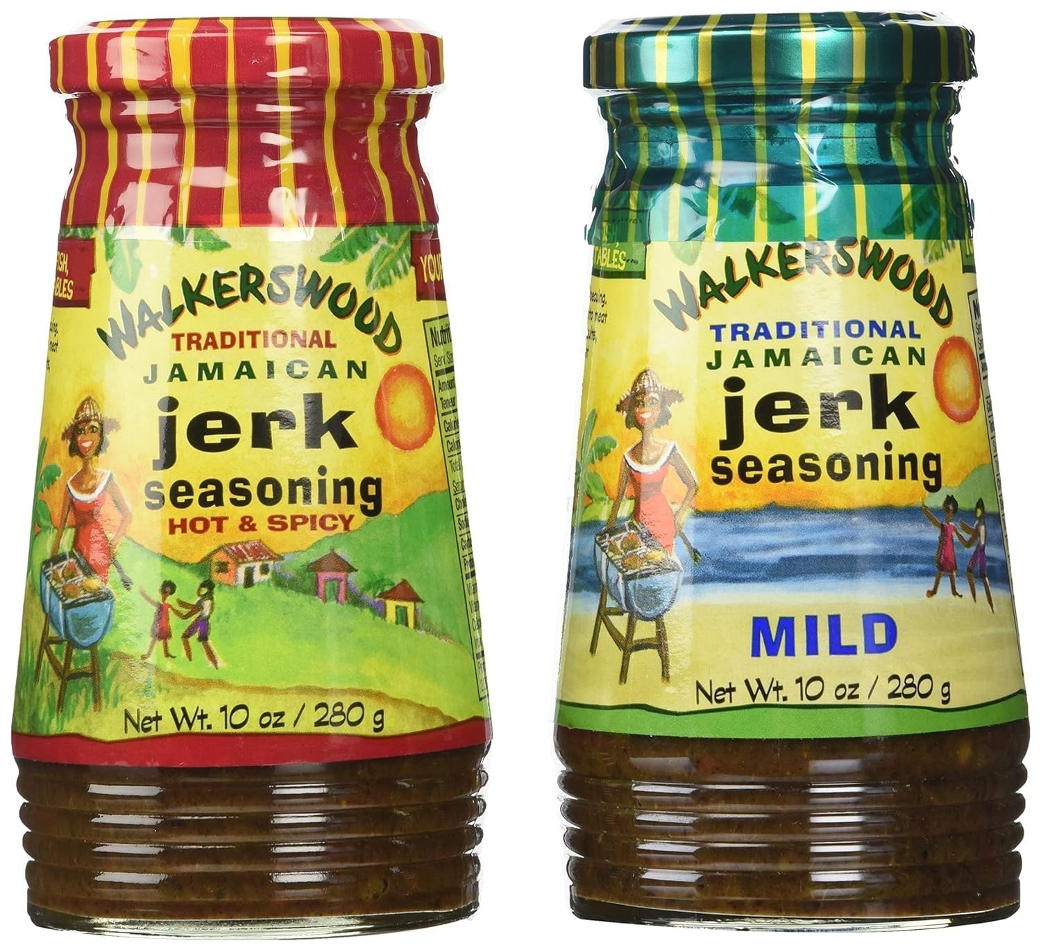 Jamaican Jerk Seasoning Mixed Pack – 10 Oz Each Mild, Hot & Spicy