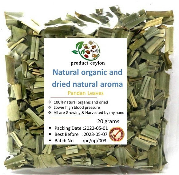 Natural Pandan Leaves & Powder Dry Pandanus Nature Aroma for Drinks 20g(0.7oz)