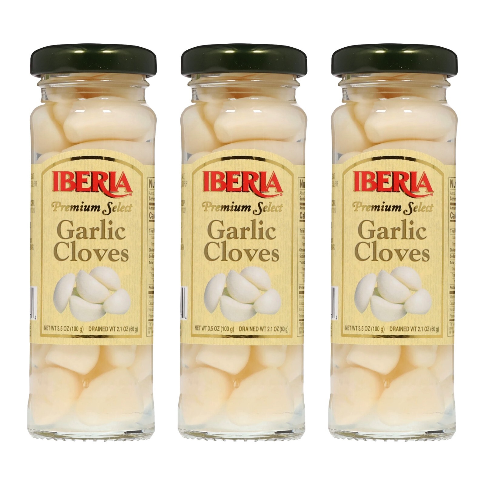Iberia Premium Select Garlic Cloves 3.5 oz (3 Pack)