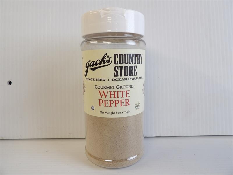 Jack’s Gourmet Ground White Pepper, 6 oz.