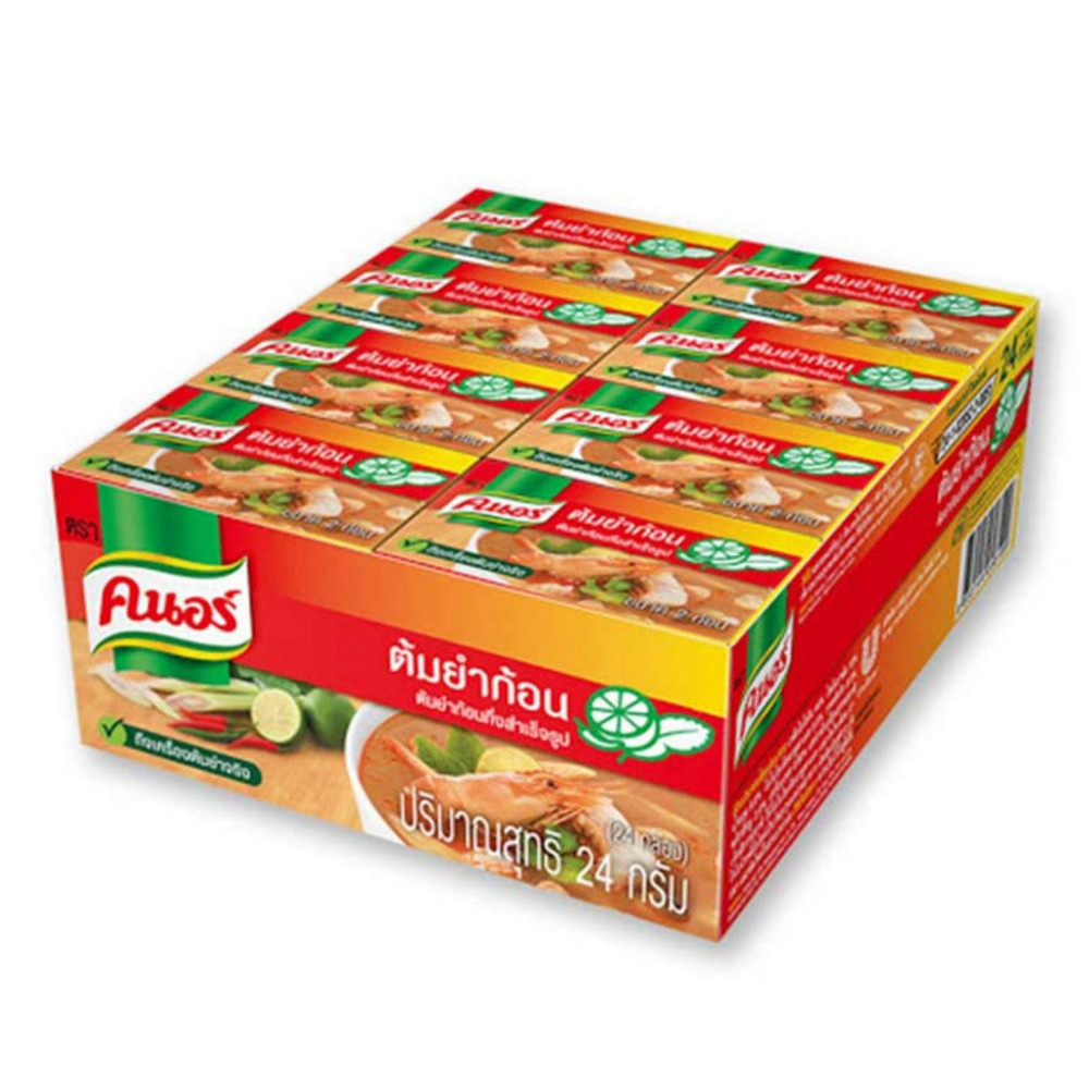Thai Tom Yum Seasoning Cubes Knorr 24 Cubes Soup Base Cooking Stock Cube