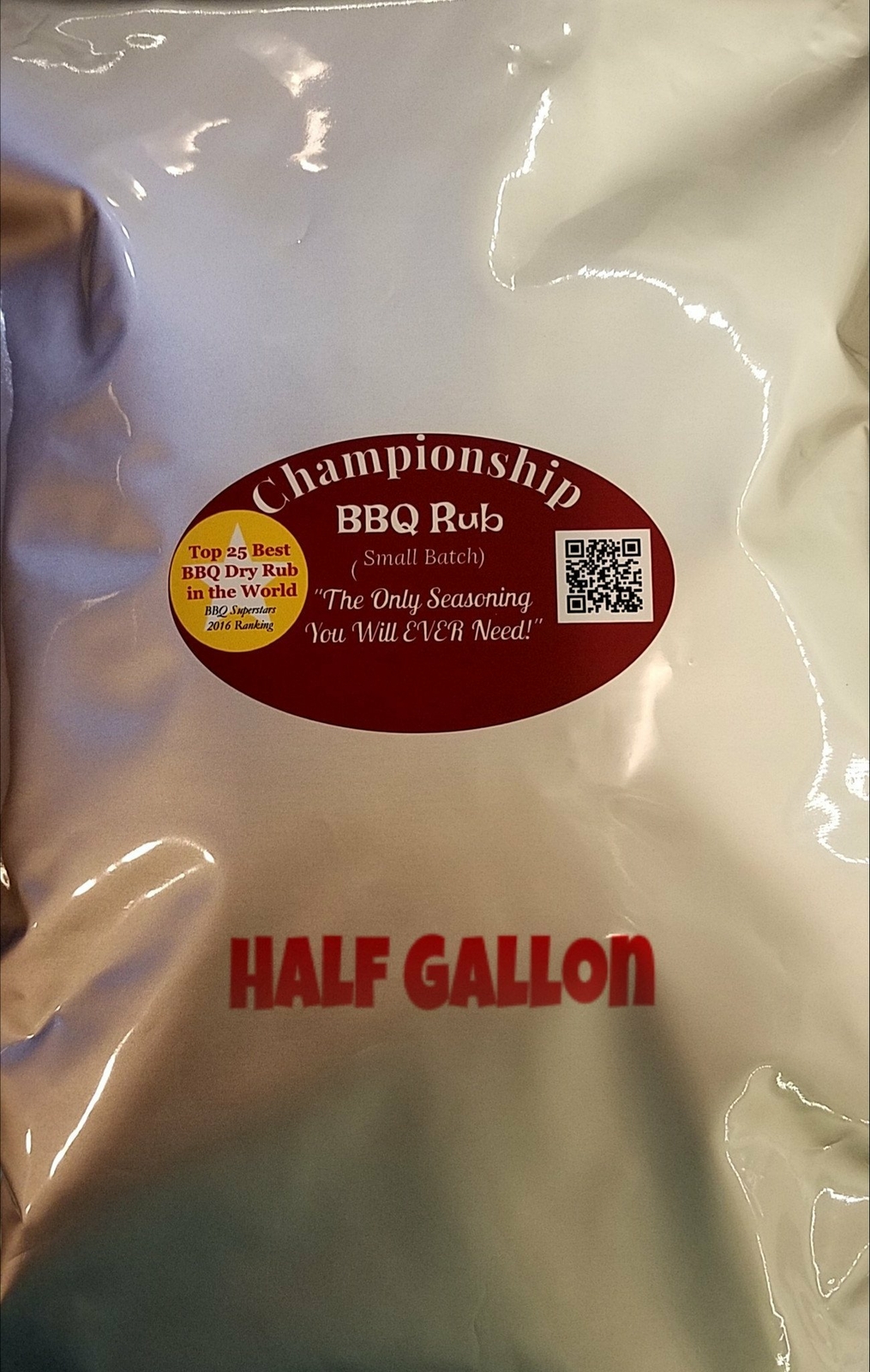 Championship BBQ Rub-Half Gallon