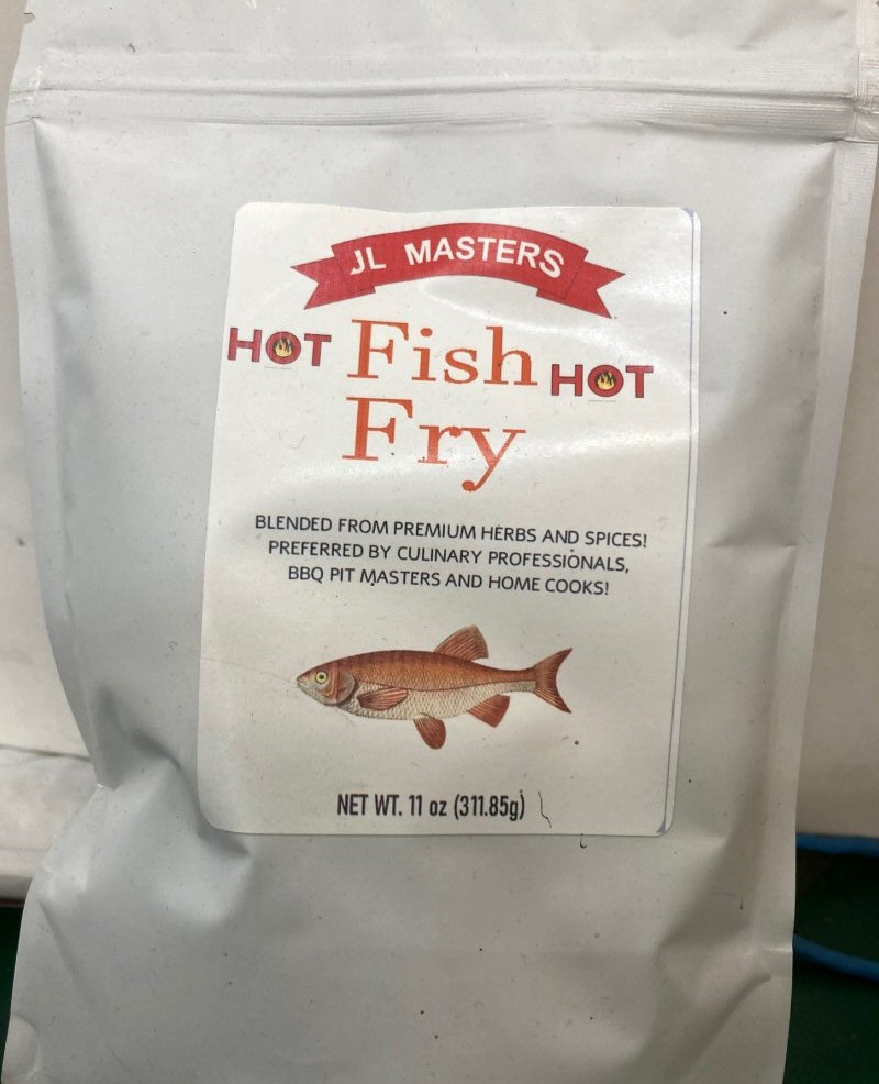 JL Masters Seasoned Seafood Batter Mix: 2 Fish Original, 2 HOT or 2 Shrimp