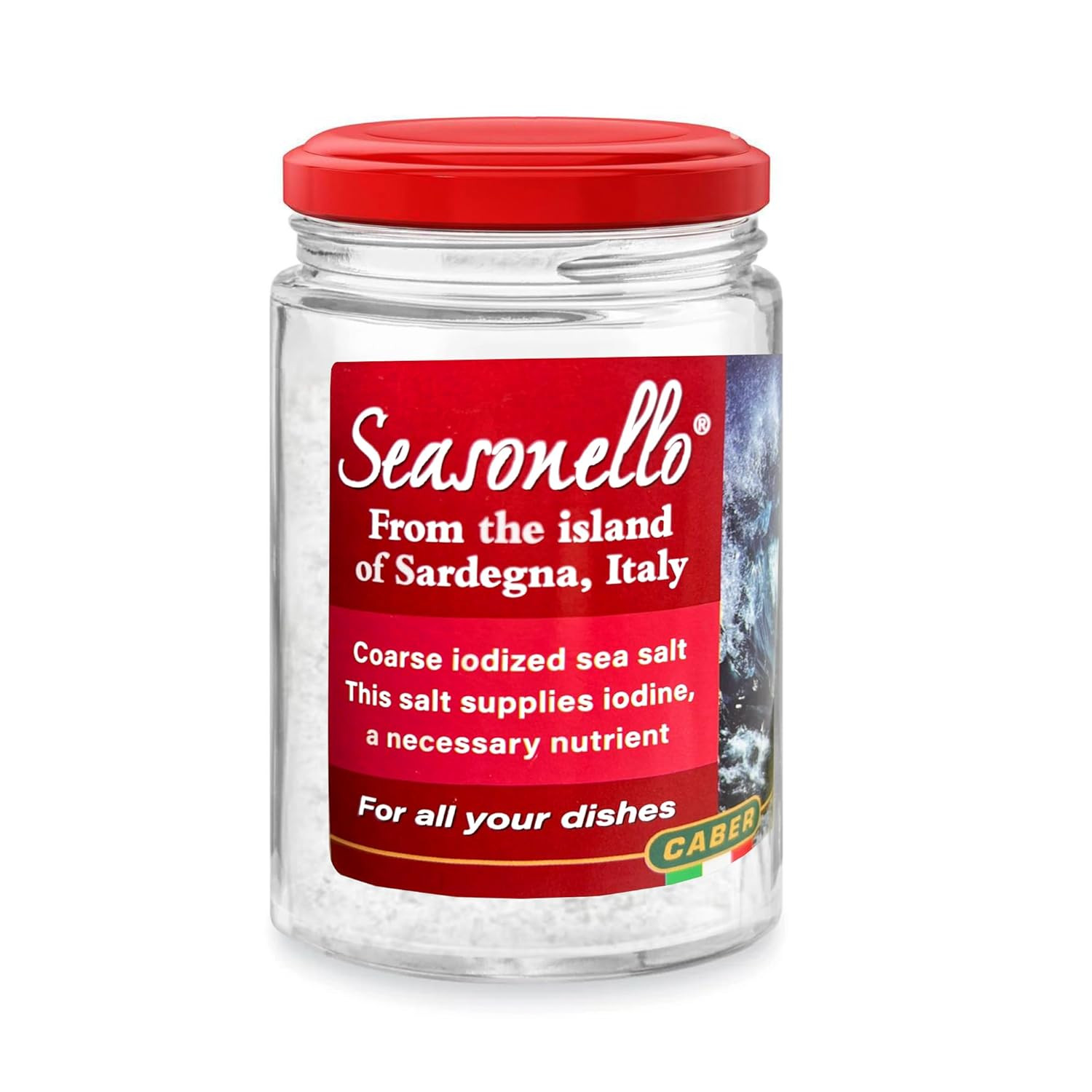 Coarse Sea Salt Enriched With Iodine 10.58 Ounce