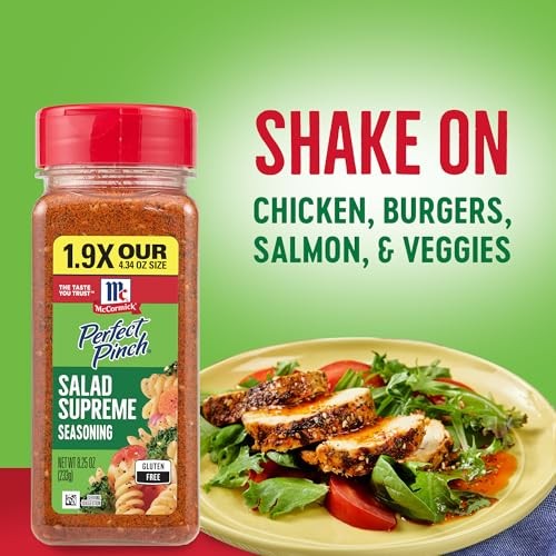 McCormick Perfect Pinch Salad Supreme Seasoning, 8.25 Ounce (Pack of 1)