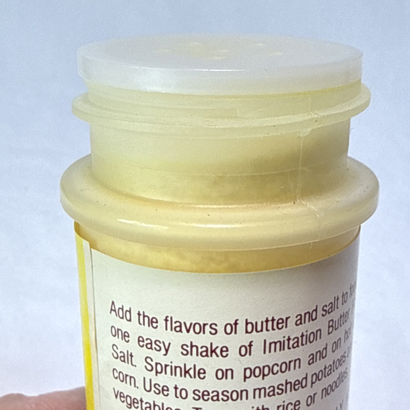 mccormick Imitation Butter Flavored Salt 1981 Vintage Kitchen Decor Movie Props