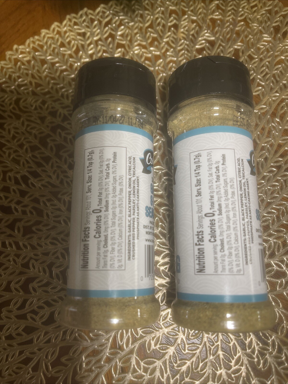 Colonna SALT FREE All Purpose Seasoning GARLIC & HERB Seasoning {2 BOTTLES}