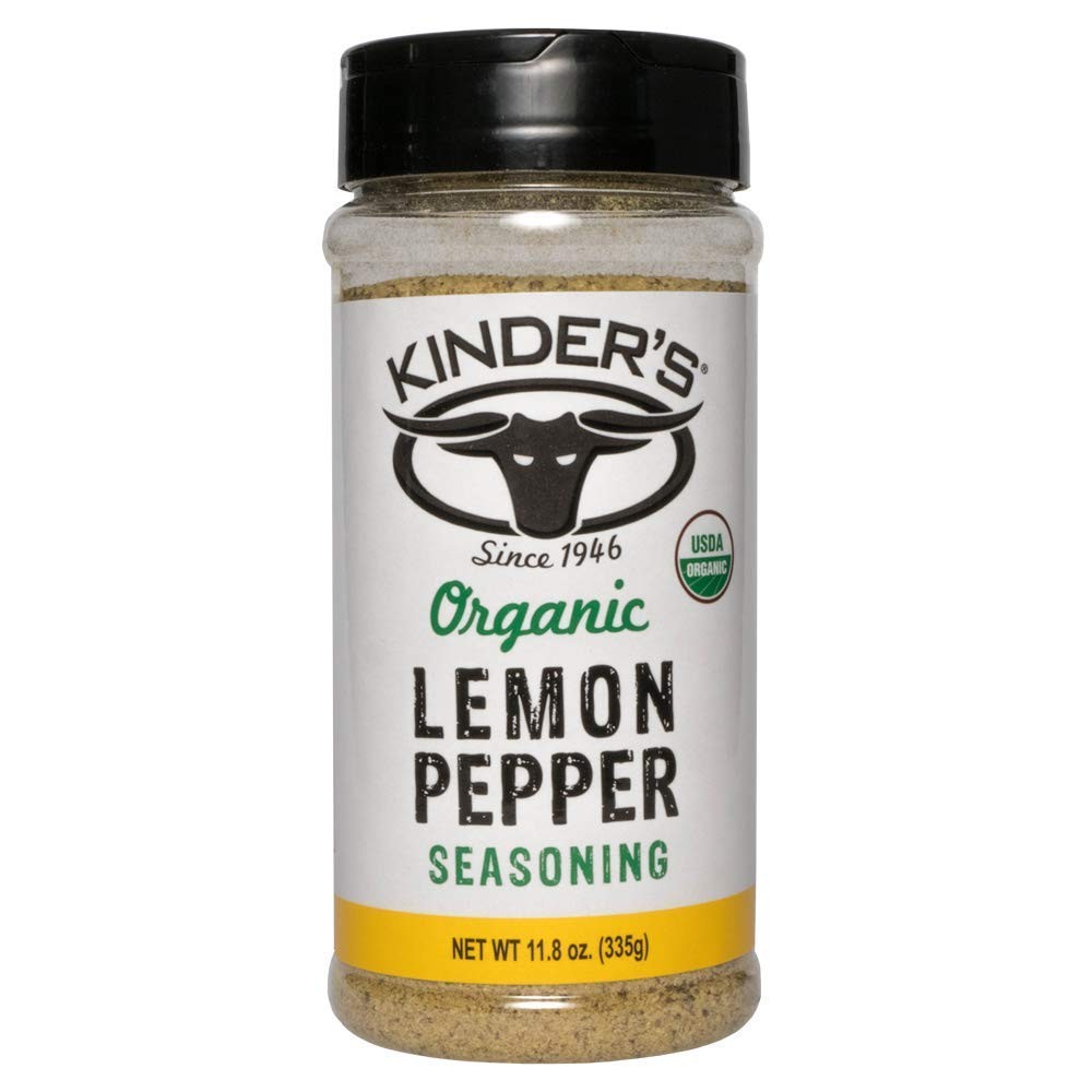 Kinder’s Organic Lemon Pepper Seasoning, 11.8 OZ, One pack