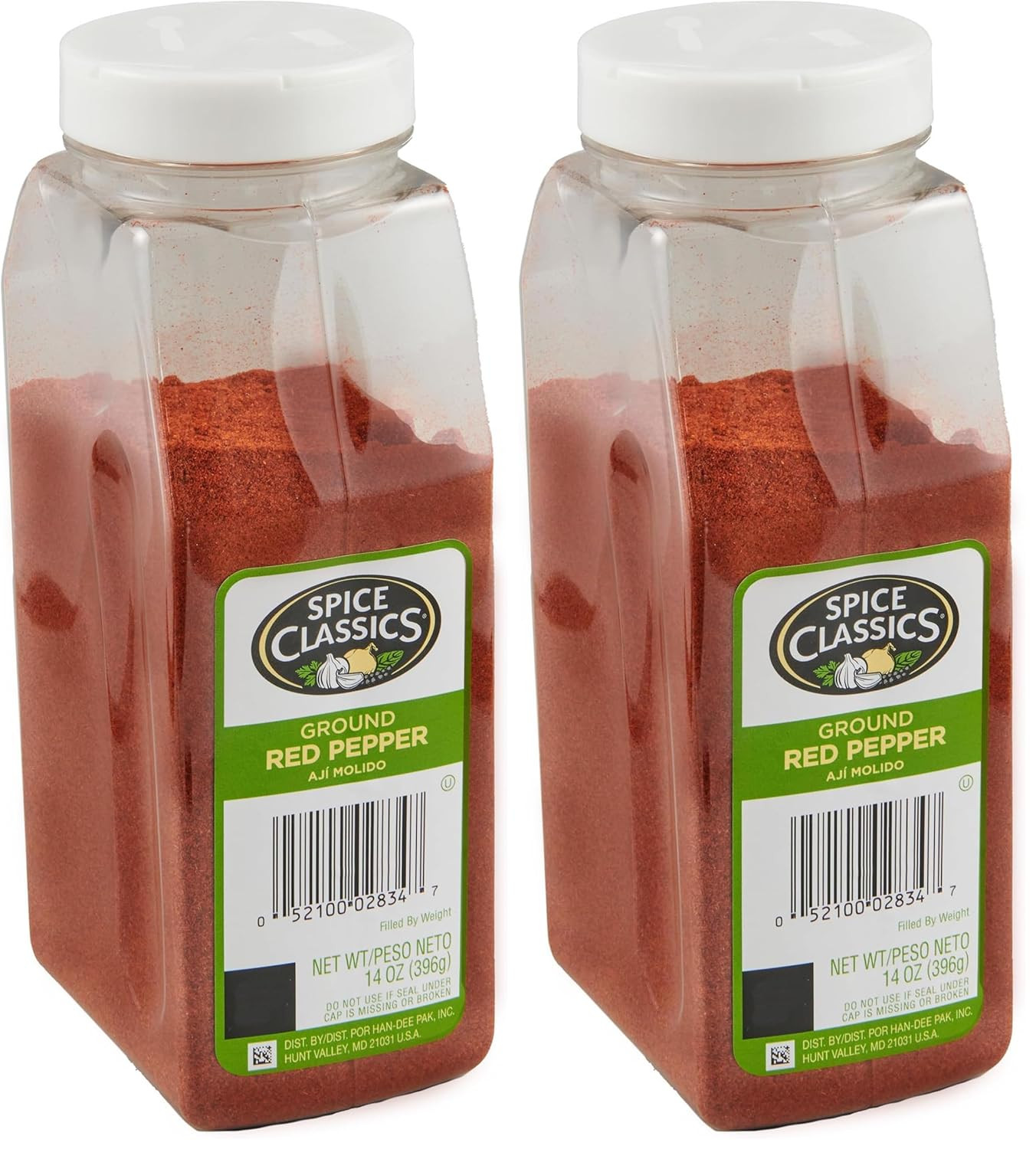 Ground Red Pepper, 14 Oz – One 14 Ounce Container of Red Pepper Seasoning, Made