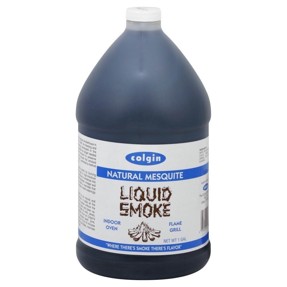 Liquid Smoke Mesquite 128 Fl Oz Vegan Gluten Free BBQ Flavor Enhancer