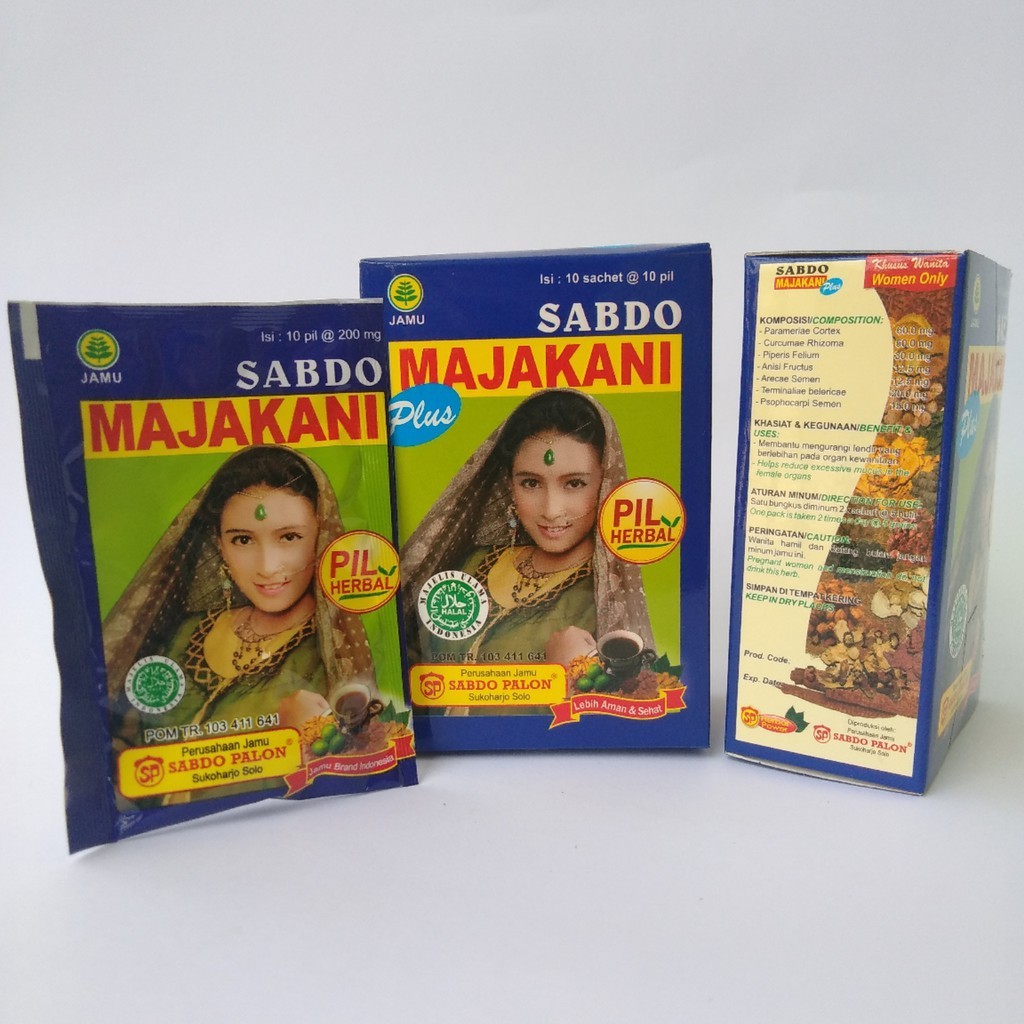Sabdo Palon Majakani Plus Herbal Pills 10 Sachets Traditional Blend