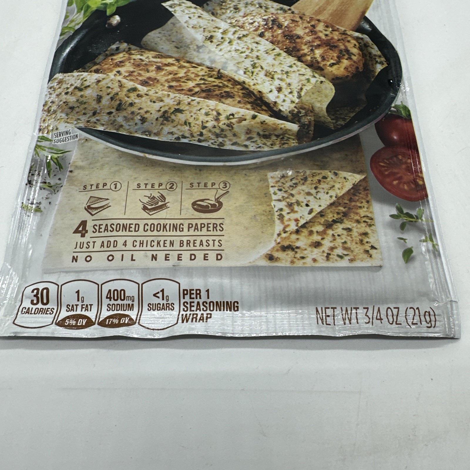 Stouffer’s Seasoning Wraps ITALIAN COUNTRYSIDE HERB BB 2019 Discontinued Lot x 4