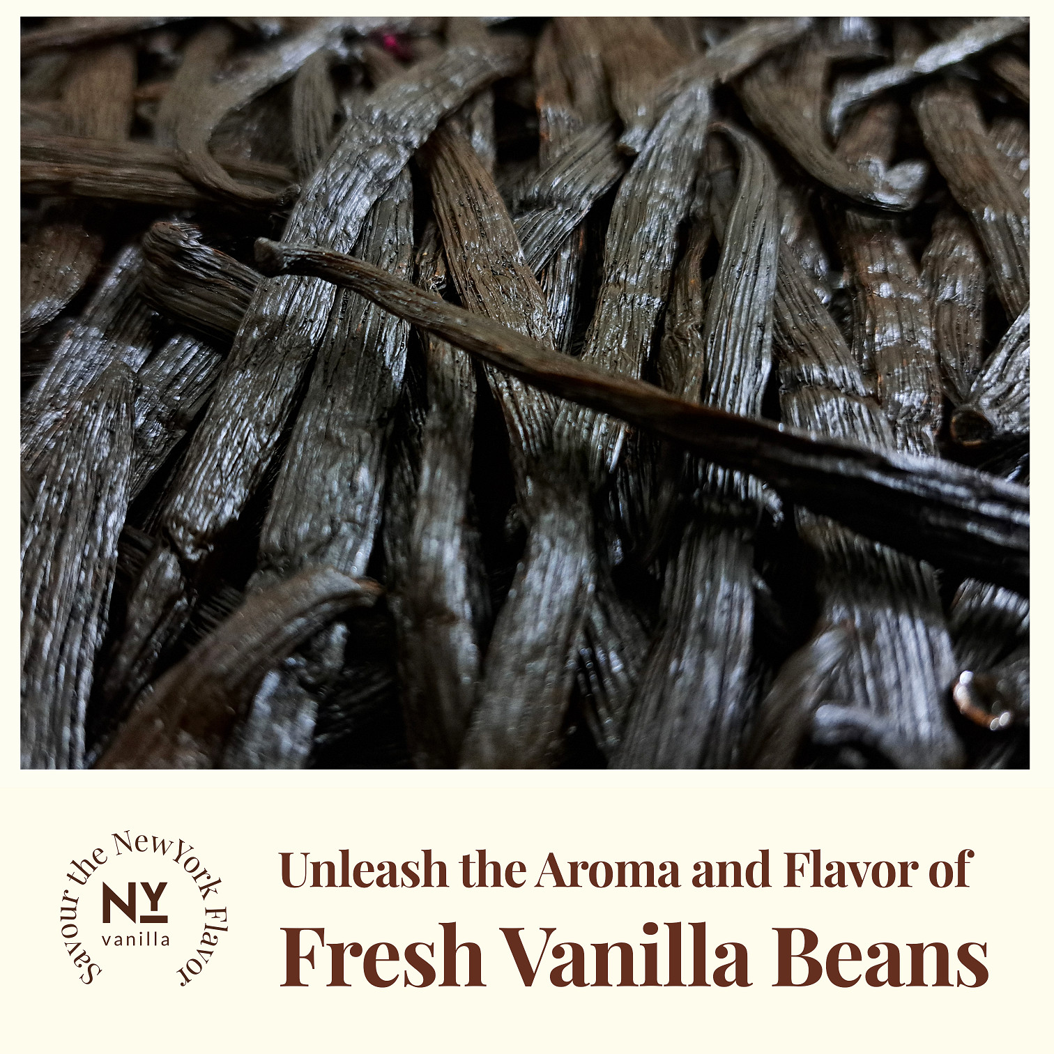 Fresh Organic Vanilla Beans Grade A 5′- 8′ – Bulk Vanilla Pods and Vanilla Cuts.