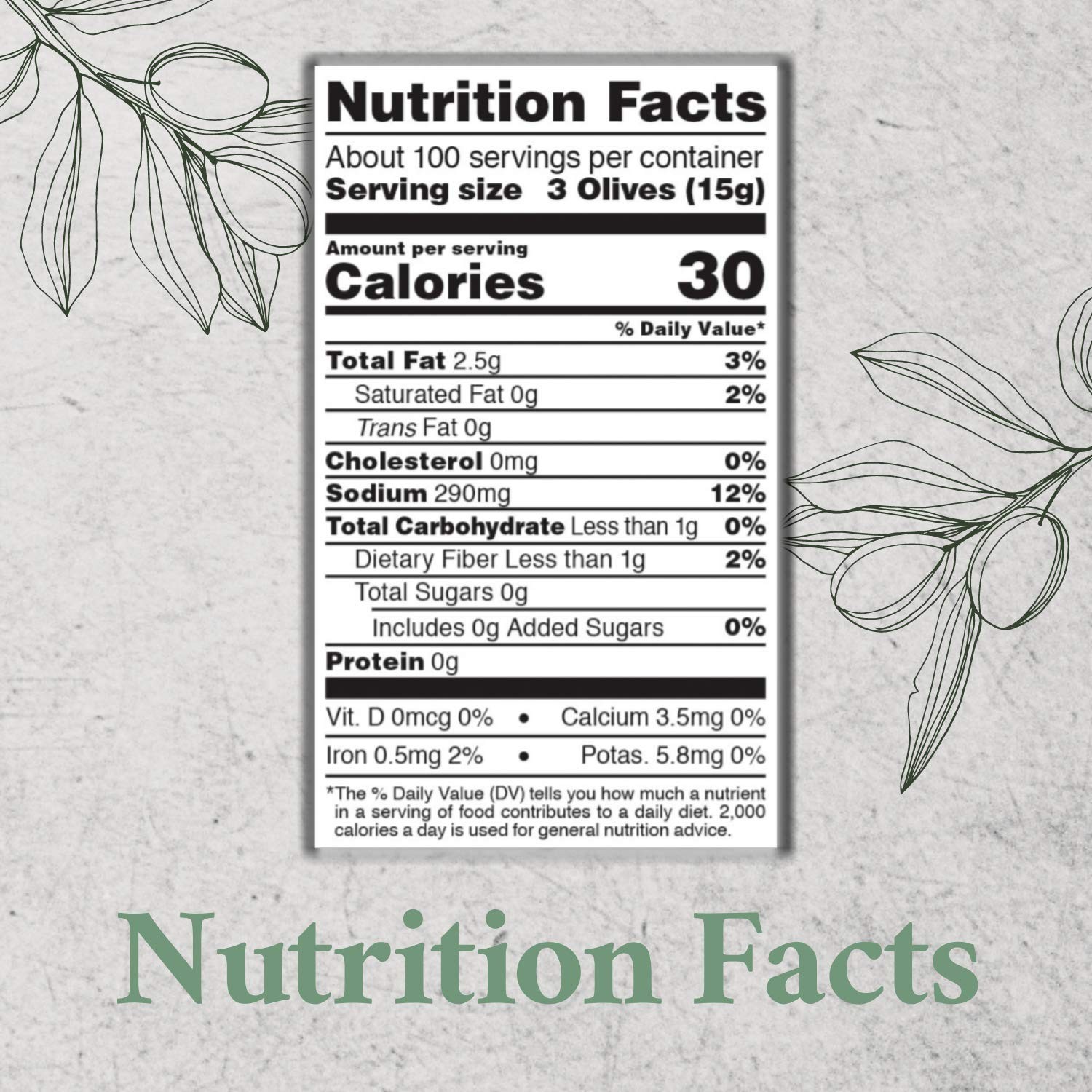 Roland Foods Whole Sicilian 3 Pound (Pack of 1), Light to Medium Green