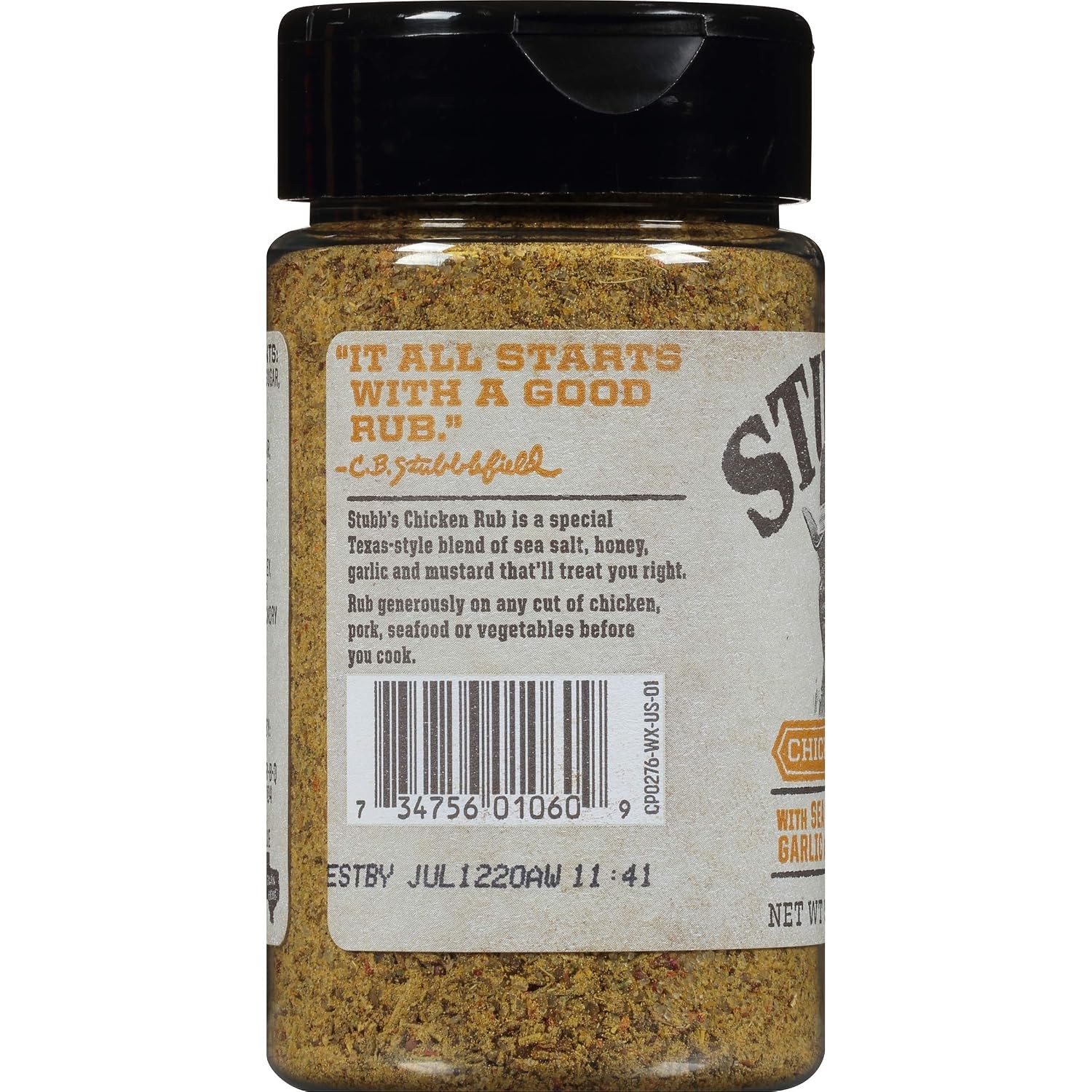 Chicken Rub, 5.04 oz (Pack of 6)