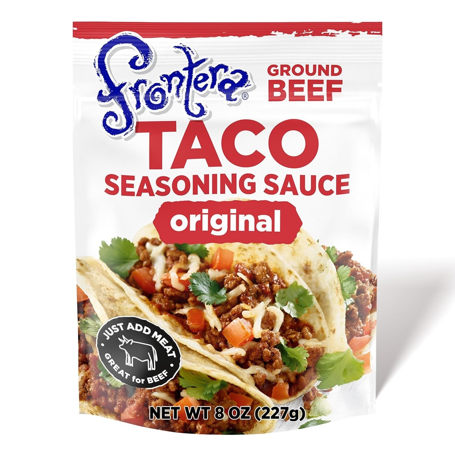 Frontera Original Ground Beef Seasoning Taco Sauce, 8 oz. (Pack of 1)