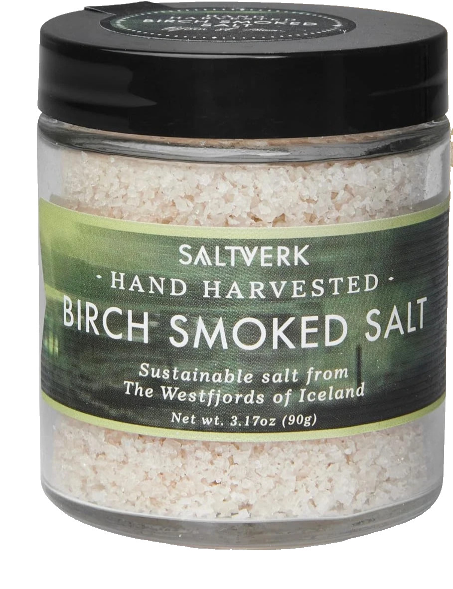 Birch Smoked Sea Salt Gourmet, Icelandic, Hand Harvested and Sustainably Made