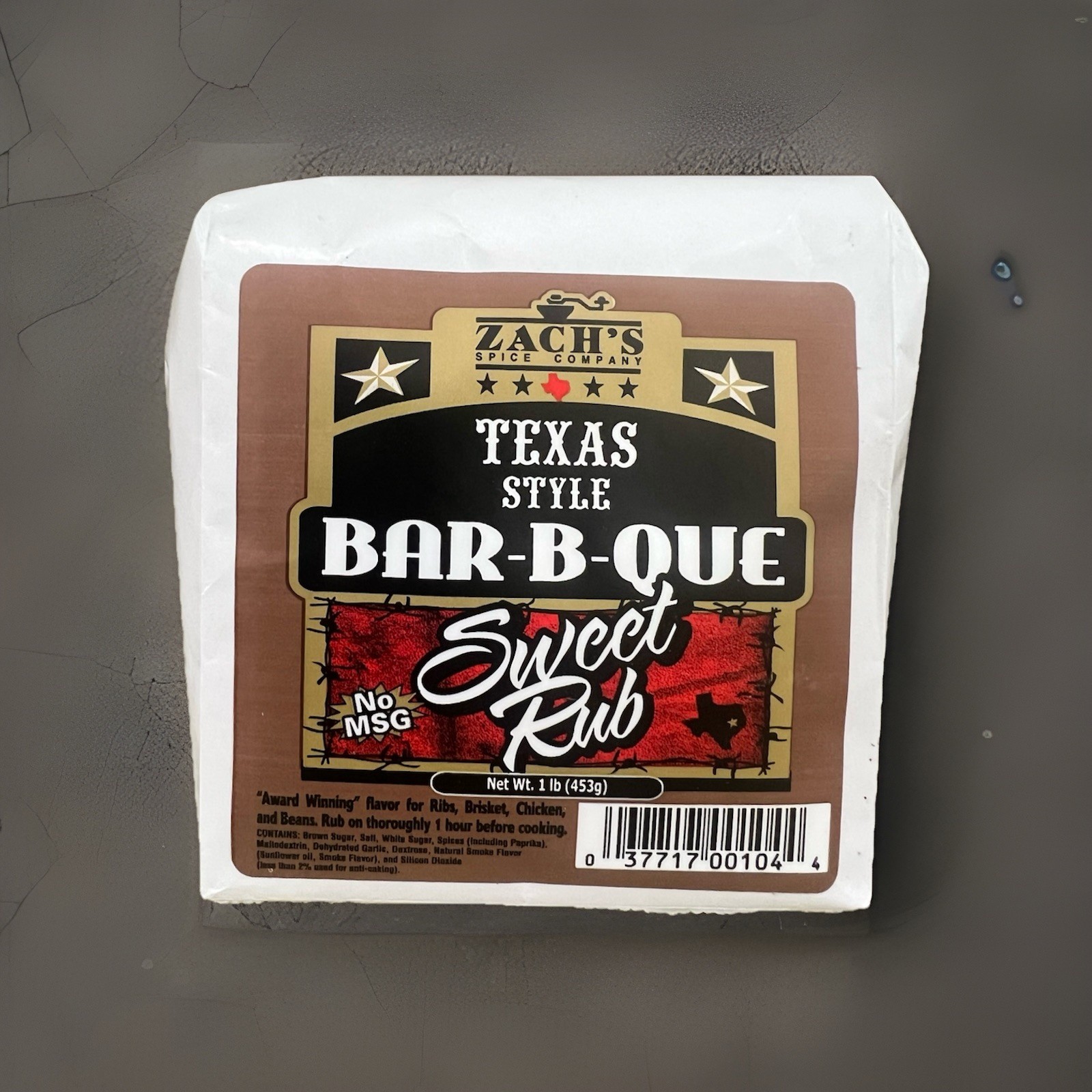 Zach’s Sweet Rub 1 Lb Bag, Seasons 50lbs Of Ribs Or Brisket!