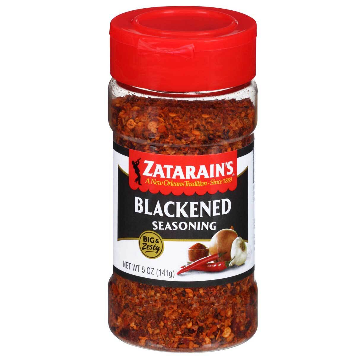 Zatarains Blackened Spicey Blend Seasoning Big & Zesty – 5 Oz – EACH
