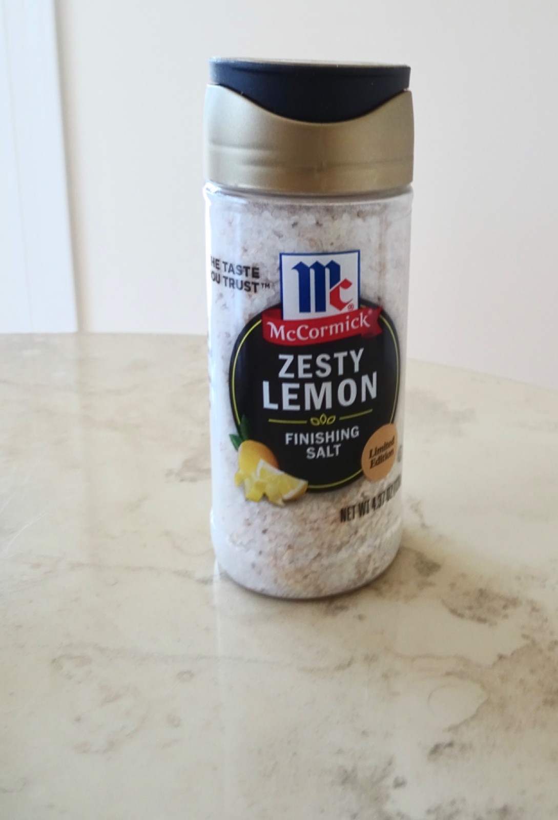 McCormick Zesty Lemon Finishing Salt Limited Edition 4.37 oz