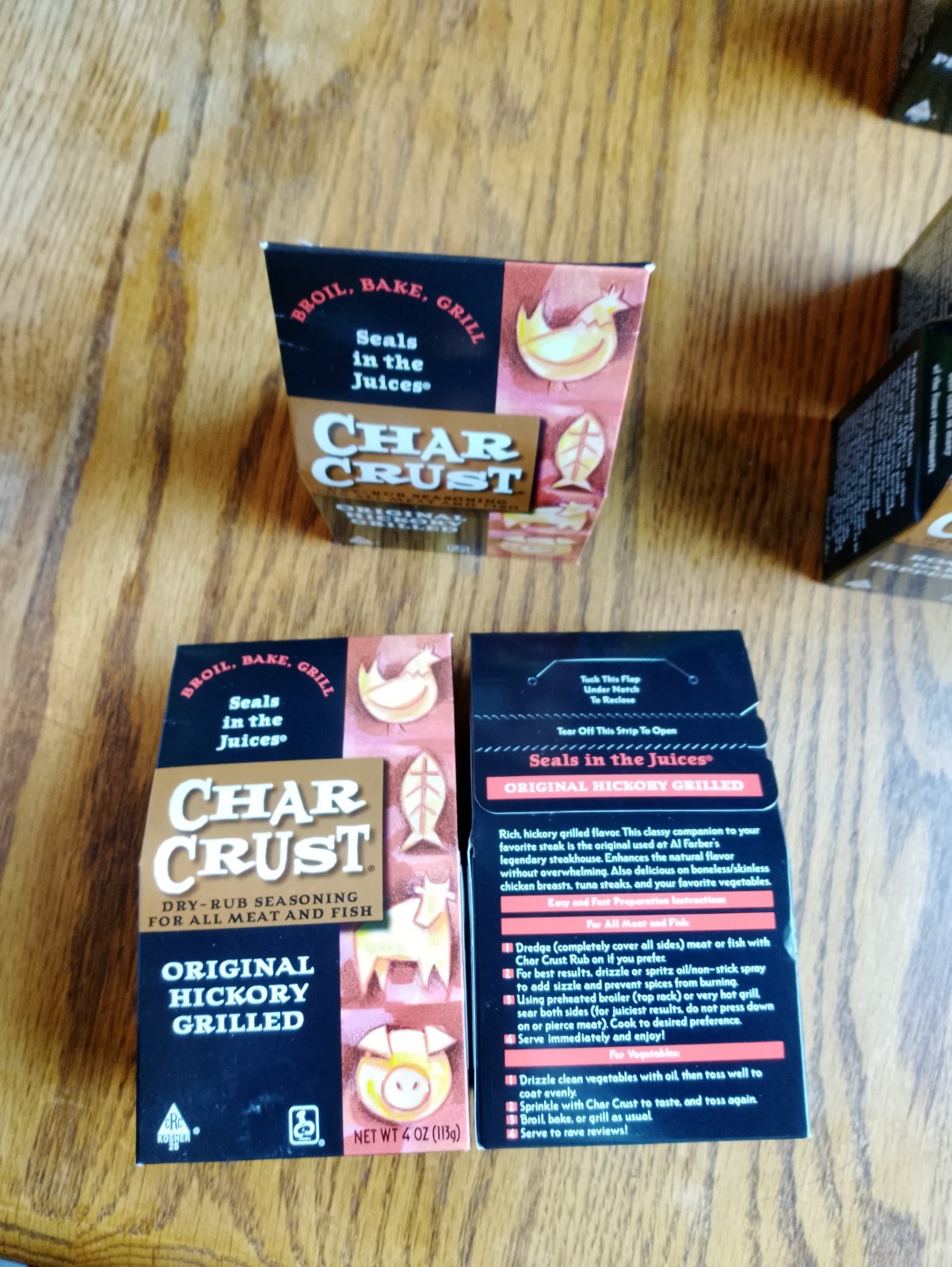 New Char Crust Dry Rub Seasoning Lot of 12 x 4oz – Assorted Flavors New in Boxes