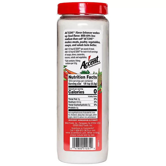 Ac’cent Flavor Seasoning Enhancer 32 oz – FREE SHIPPING