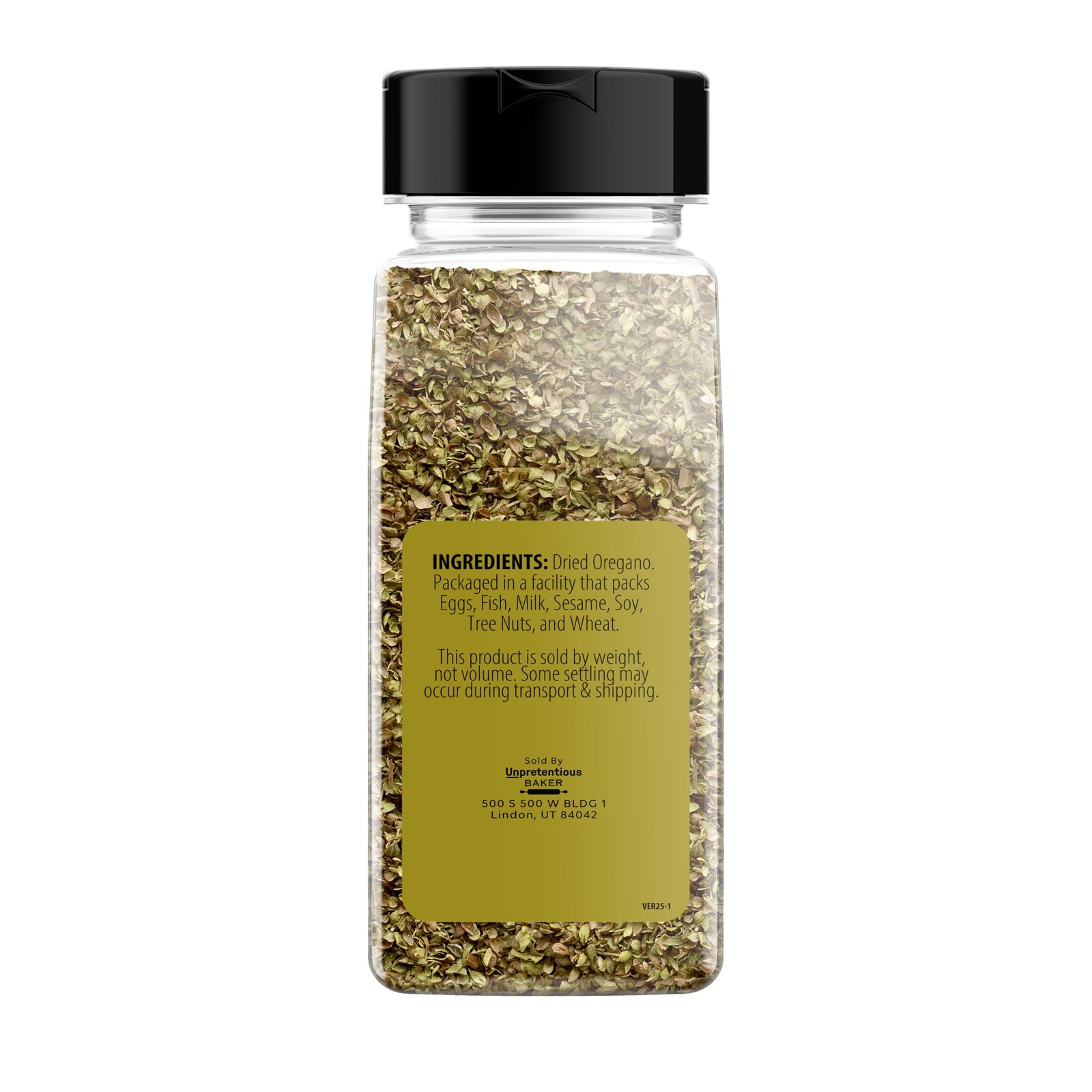 Unpretentious Oregano Leaf Flakes, Rich Flavor, Versatile Ingredient, 4 Ounce