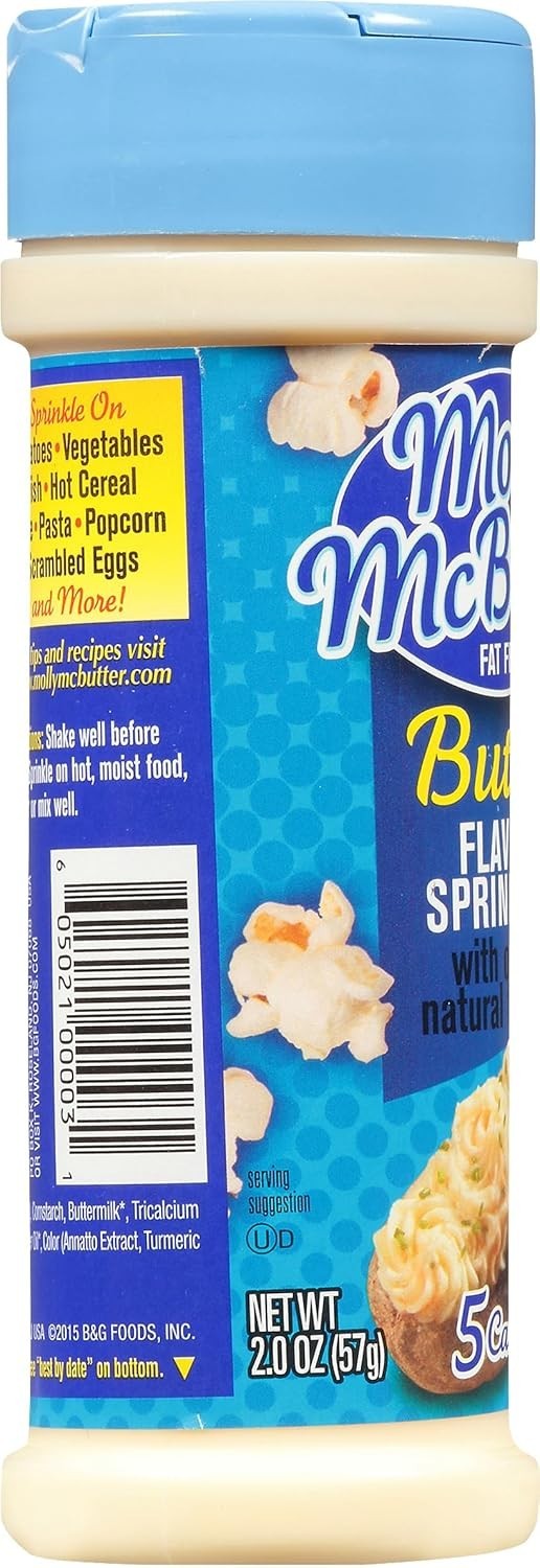 Fat-Free Butter Flavor Sprinkles – 2 Ounce Pack of 12 for Guilt-Free Flavor