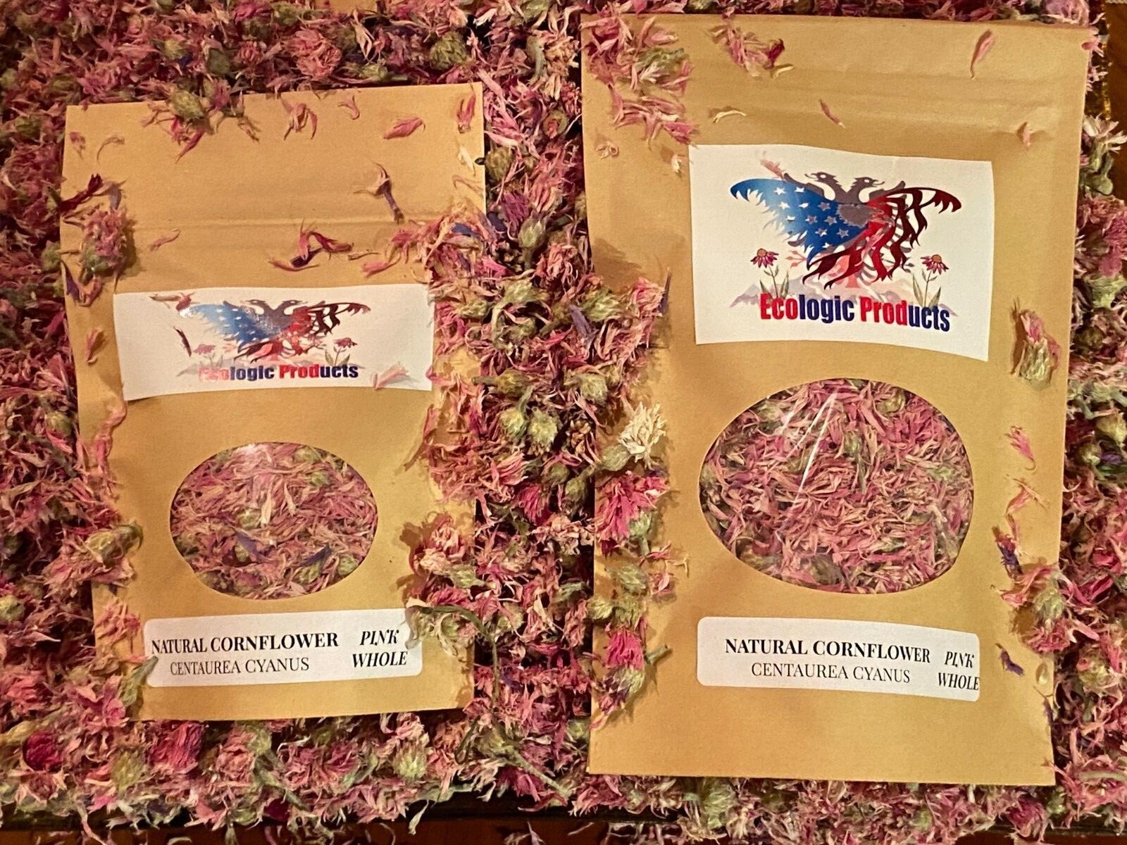 Pink Cornflower European Wild Harvested Whole Natural 1-32 oz. Free Shipping USA
