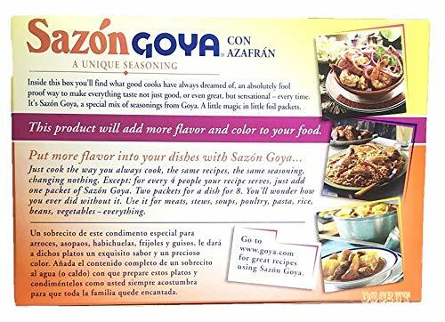 Goya Sazon Con Azafran – 3.52 oz (2 packs)