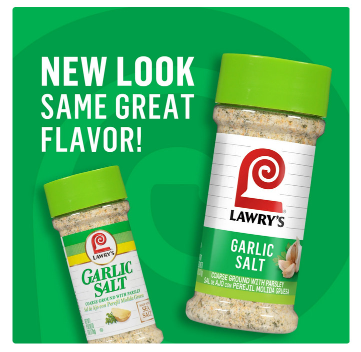 Lawry’s Kosher Classic Coarse Ground Garlic Salt, 11 oz Bottle