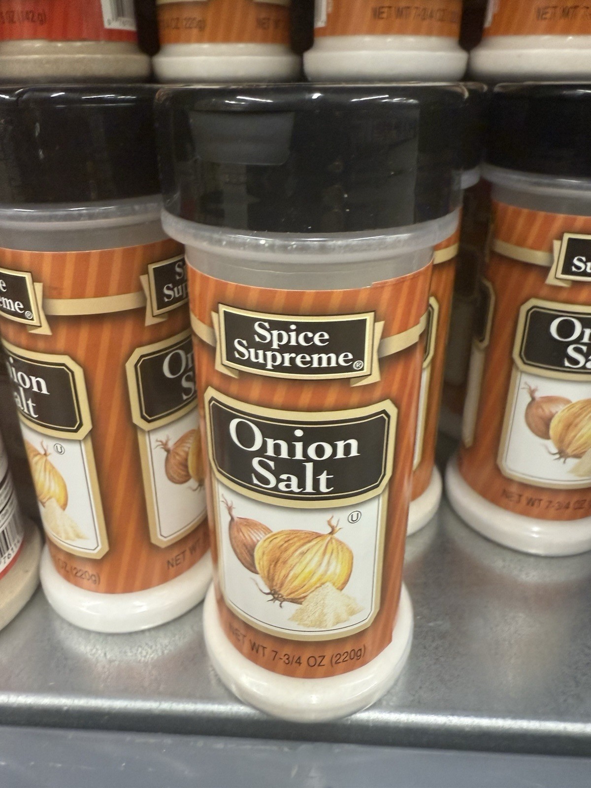 Spice Supreme Onion Salt 7.34Oz Shaker