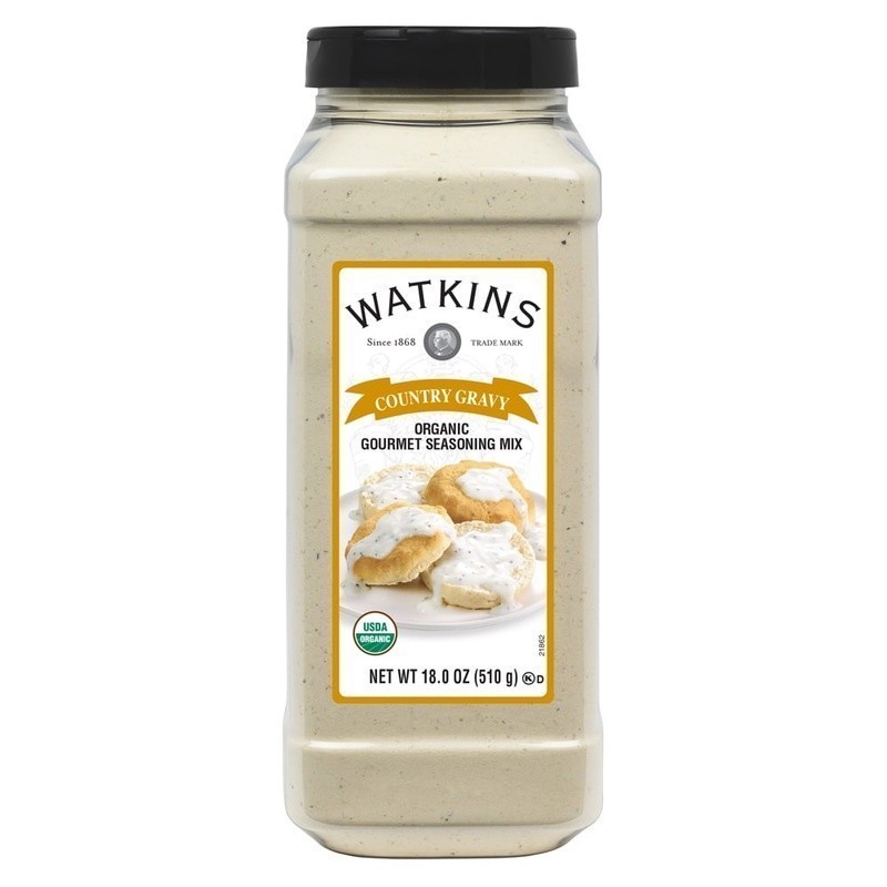 Organic Country Gravy Seasoning Mix Fish Free Gourmet Flavor USDA Non-GMO 18 oz