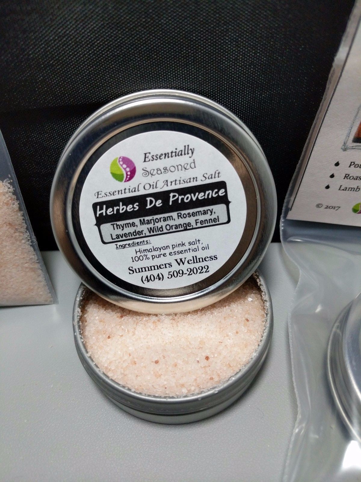 HERBES DE PROVENCE Essential Oil Flavored CULINARY Artisan Salt